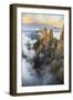 Aerial View of Santner Peak at Sunset-Roberto Moiola-Framed Photographic Print