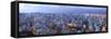 Aerial View of Sao Paulo in the Night  Time-SNEHITDESIGN-Framed Stretched Canvas