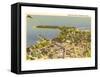 Aerial View of Sarasota, Florida-null-Framed Stretched Canvas