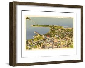 Aerial View of Sarasota, Florida-null-Framed Art Print