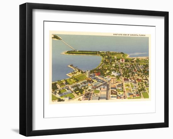 Aerial View of Sarasota, Florida-null-Framed Art Print