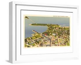 Aerial View of Sarasota, Florida-null-Framed Art Print