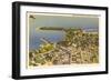 Aerial View of Sarasota, Florida-null-Framed Art Print