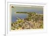 Aerial View of Sarasota, Florida-null-Framed Art Print