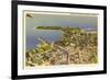 Aerial View of Sarasota, Florida-null-Framed Art Print