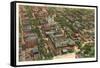 Aerial View of Savannah, Georgia-null-Framed Stretched Canvas