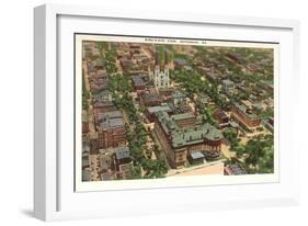 Aerial View of Savannah, Georgia-null-Framed Art Print