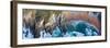 Aerial view of sea and Tagle beach, Cantabria, Spain-Juan Carlos Munoz-Framed Photographic Print