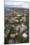 Aerial View of Seattle Center, Space Needle, and Puget Sound, Seattle, Washington, USA-Merrill Images-Mounted Photographic Print