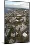 Aerial View of Seattle Center, Space Needle, and Puget Sound, Seattle, Washington, USA-Merrill Images-Mounted Photographic Print