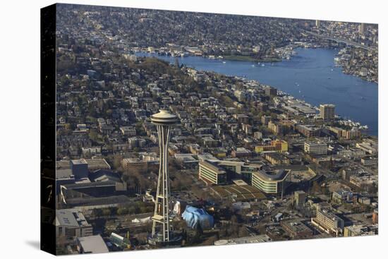 Aerial View of Seattle, Washington State, USA-Stuart Westmorland-Stretched Canvas