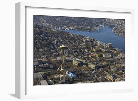 Aerial View of Seattle, Washington State, USA-Stuart Westmorland-Framed Photographic Print