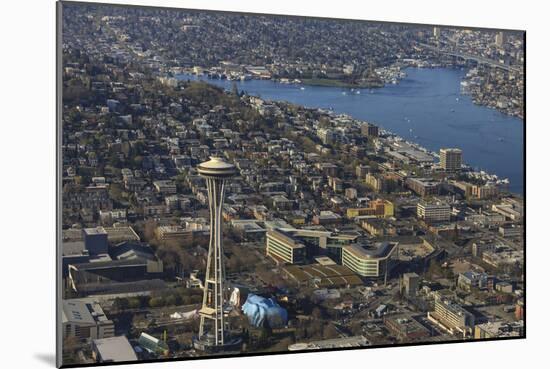 Aerial View of Seattle, Washington State, USA-Stuart Westmorland-Mounted Photographic Print