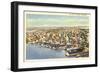 Aerial View of Seattle, Washington-null-Framed Art Print