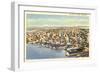 Aerial View of Seattle, Washington-null-Framed Art Print