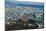 Aerial view of Seoul South Korea Skyline Asia - view from Seoul Tower hilltop-null-Mounted Photographic Print