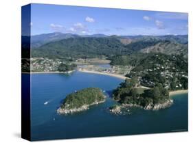 Aerial View of Separation Point Near Golden Bay, Nelson, New Zealand-D H Webster-Stretched Canvas