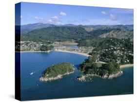 Aerial View of Separation Point Near Golden Bay, Nelson, New Zealand-D H Webster-Stretched Canvas