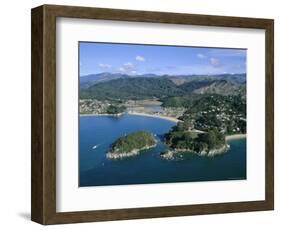 Aerial View of Separation Point Near Golden Bay, Nelson, New Zealand-D H Webster-Framed Photographic Print