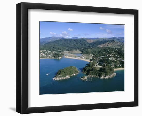 Aerial View of Separation Point Near Golden Bay, Nelson, New Zealand-D H Webster-Framed Photographic Print