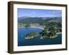 Aerial View of Separation Point Near Golden Bay, Nelson, New Zealand-D H Webster-Framed Photographic Print