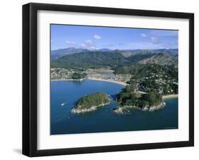 Aerial View of Separation Point Near Golden Bay, Nelson, New Zealand-D H Webster-Framed Photographic Print