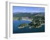 Aerial View of Separation Point Near Golden Bay, Nelson, New Zealand-D H Webster-Framed Photographic Print
