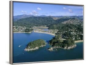 Aerial View of Separation Point Near Golden Bay, Nelson, New Zealand-D H Webster-Framed Photographic Print