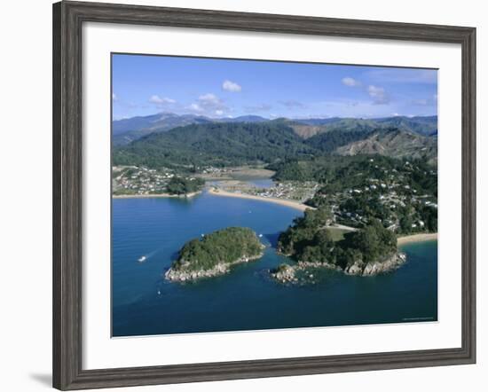 Aerial View of Separation Point Near Golden Bay, Nelson, New Zealand-D H Webster-Framed Photographic Print