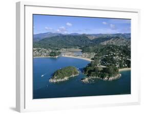 Aerial View of Separation Point Near Golden Bay, Nelson, New Zealand-D H Webster-Framed Photographic Print