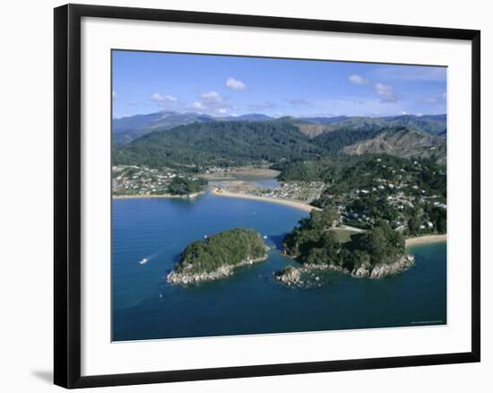 Aerial View of Separation Point Near Golden Bay, Nelson, New Zealand-D H Webster-Framed Photographic Print