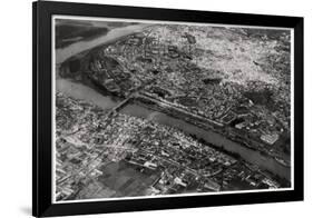 Aerial View of Seville, Spain, from a Zeppelin, 1929-null-Framed Giclee Print