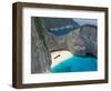 Aerial View of Shipwreck Beach, Zakynthos, Ionian Islands, Greece-Walter Bibikow-Framed Photographic Print