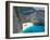 Aerial View of Shipwreck Beach, Zakynthos, Ionian Islands, Greece-Walter Bibikow-Framed Photographic Print