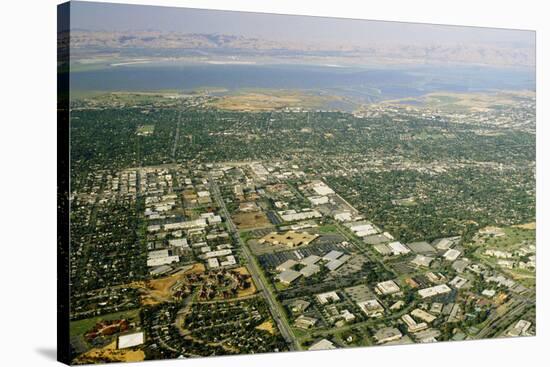 Aerial View of Silicon Valley-David-Stretched Canvas