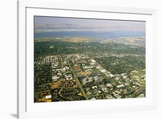 Aerial View of Silicon Valley-David-Framed Photographic Print