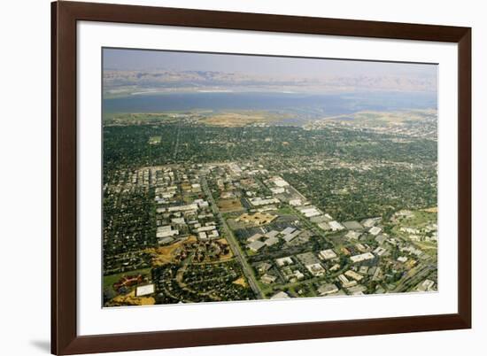 Aerial View of Silicon Valley-David-Framed Photographic Print