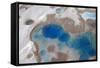Aerial View of Silt and Turquoise Water in an Alaska Glacier, Alaska-Joseph Sohm-Framed Stretched Canvas