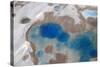 Aerial View of Silt and Turquoise Water in an Alaska Glacier, Alaska-Joseph Sohm-Stretched Canvas