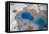 Aerial View of Silt and Turquoise Water in an Alaska Glacier, Alaska-Joseph Sohm-Framed Stretched Canvas