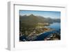 Aerial view of Sitka, Baranof Island, Alexander Archipelago, Southeast Alaska, USA-Mark A Johnson-Framed Premium Photographic Print