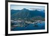 Aerial view of Sitka, Baranof Island, Alexander Archipelago, Southeast Alaska, USA-Mark A Johnson-Framed Photographic Print