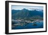 Aerial view of Sitka, Baranof Island, Alexander Archipelago, Southeast Alaska, USA-Mark A Johnson-Framed Photographic Print