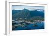 Aerial view of Sitka, Baranof Island, Alexander Archipelago, Southeast Alaska, USA-Mark A Johnson-Framed Photographic Print