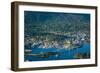 Aerial view of Sitka, Baranof Island, Alexander Archipelago, Southeast Alaska, USA-Mark A Johnson-Framed Photographic Print