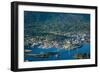 Aerial view of Sitka, Baranof Island, Alexander Archipelago, Southeast Alaska, USA-Mark A Johnson-Framed Photographic Print