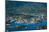 Aerial view of Sitka, Baranof Island, Alexander Archipelago, Southeast Alaska, USA-Mark A Johnson-Mounted Photographic Print