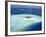 Aerial View of Small Island, Maldives, Indian Ocean, Asia-Sakis Papadopoulos-Framed Photographic Print