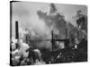 Aerial View of Smoke and Smokestacks at Us Steel Plant-Margaret Bourke-White-Stretched Canvas