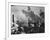 Aerial View of Smoke and Smokestacks at Us Steel Plant-Margaret Bourke-White-Framed Photographic Print